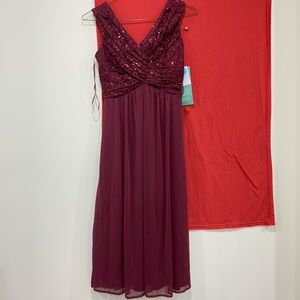 Burgundy Dress